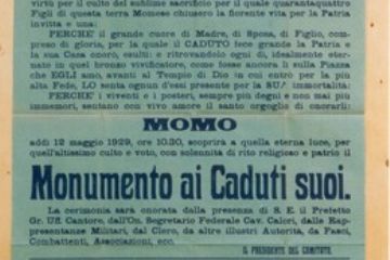 Foto Storiche - Manifesto